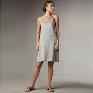 Eileen Fisher Gray Linen Blend dress
